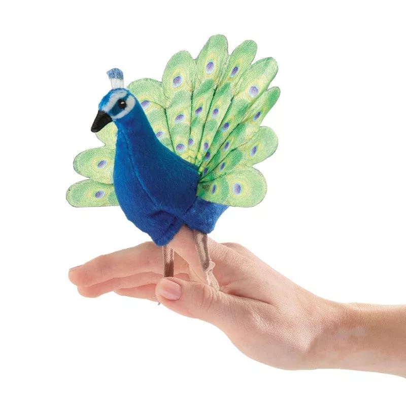 Mini Peacock Finger Puppet