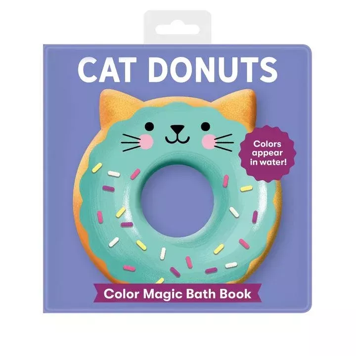 Mudpuppy Color Magic Bath Book – Cat Donuts