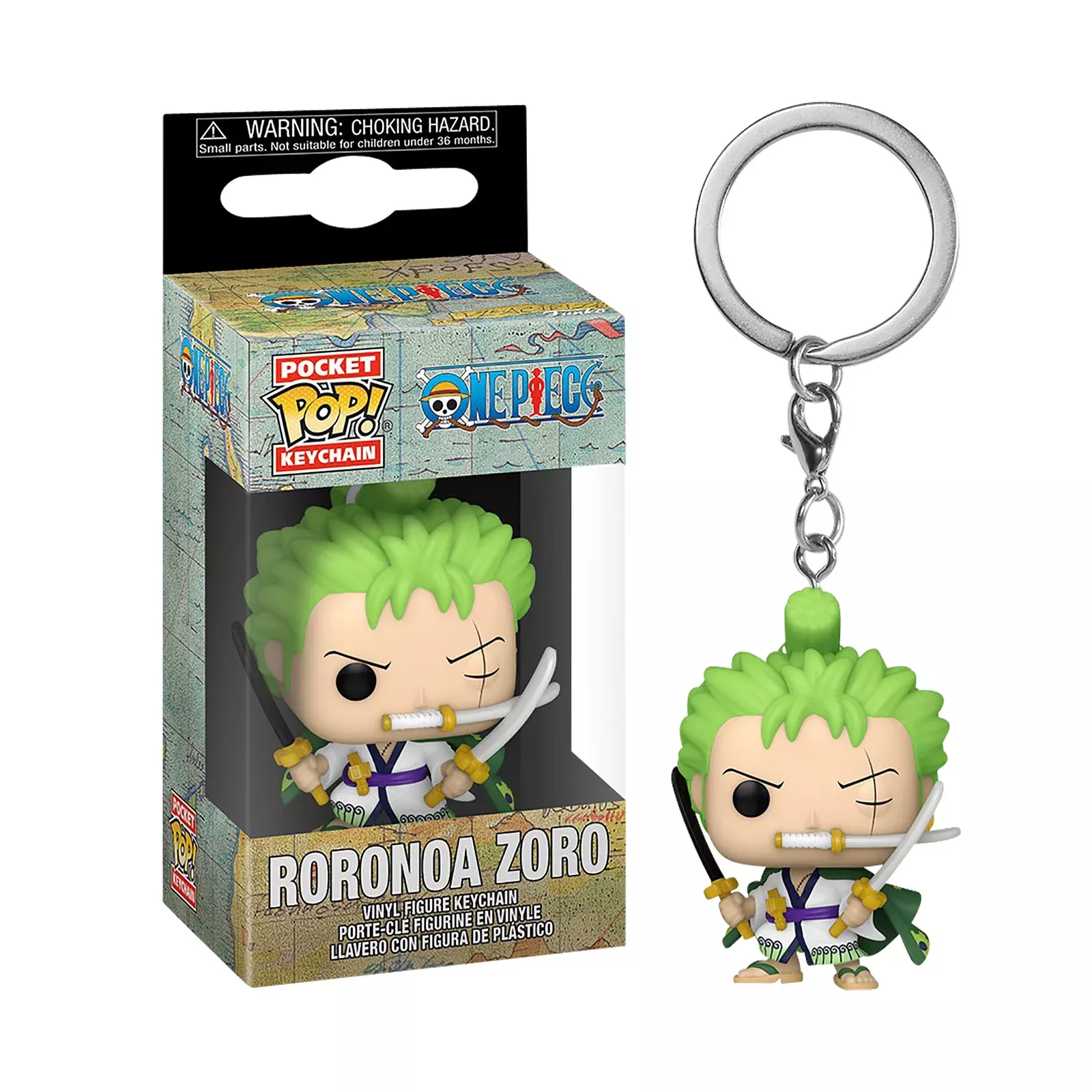 One Piece - Roronoa Zoro Funko Pop Keychain