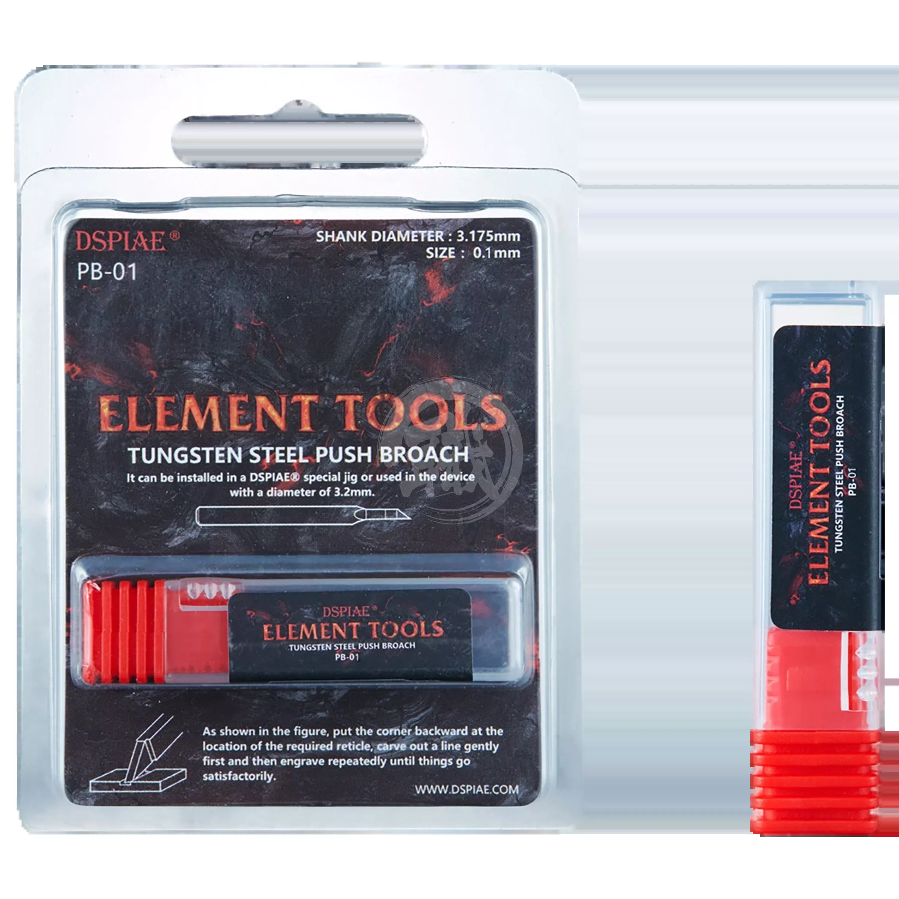 PB Tungsten Steel Push Broach [Chisel Bits]
