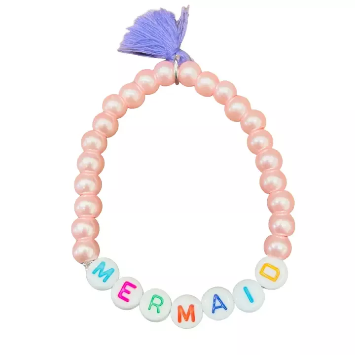 Pearl Mermaid Bracelet W/Tassel