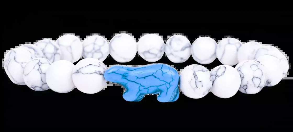Polar Bear Artic White Tracking Bracelet