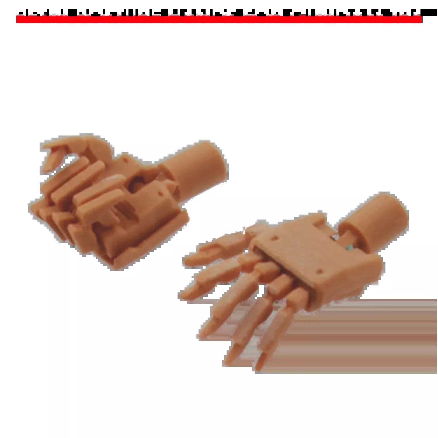 Resin Posture Hands for Gundam TR-6
