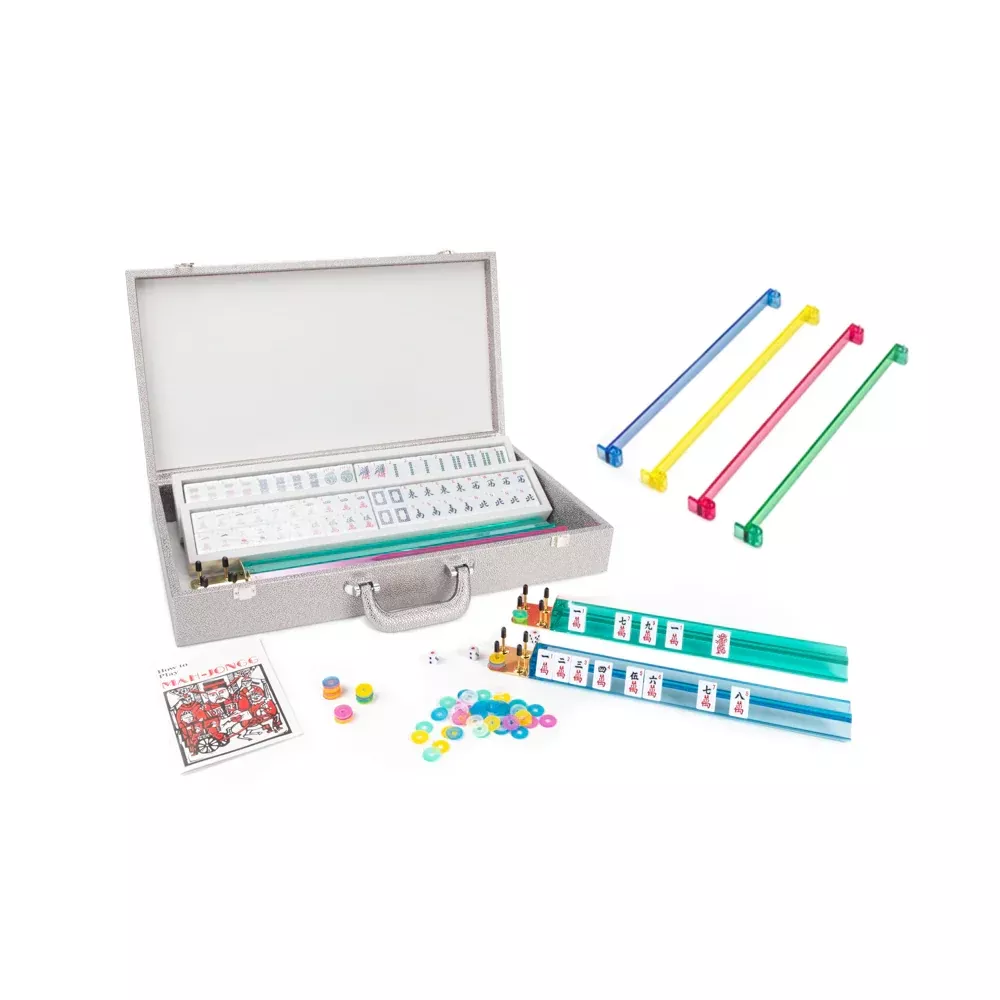 Silver Mahjong Set