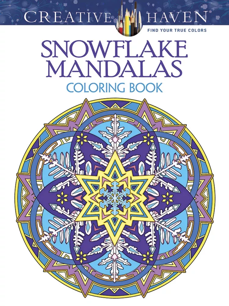Snowflake Mandalas Coloring Book Creative Haven