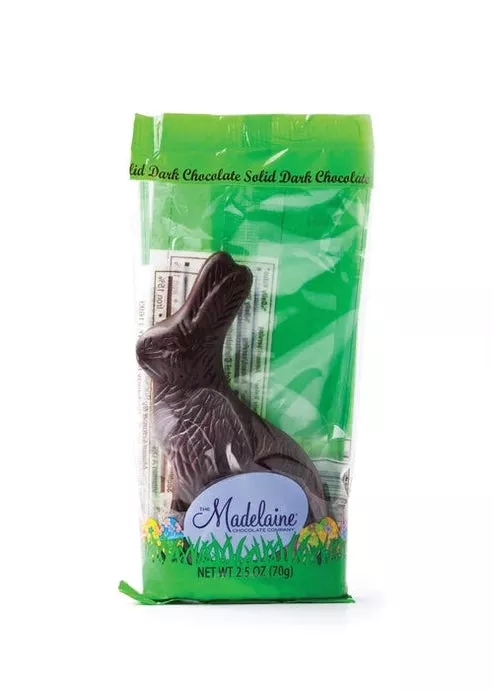 Solid Dark Chocolate Easter Bunny