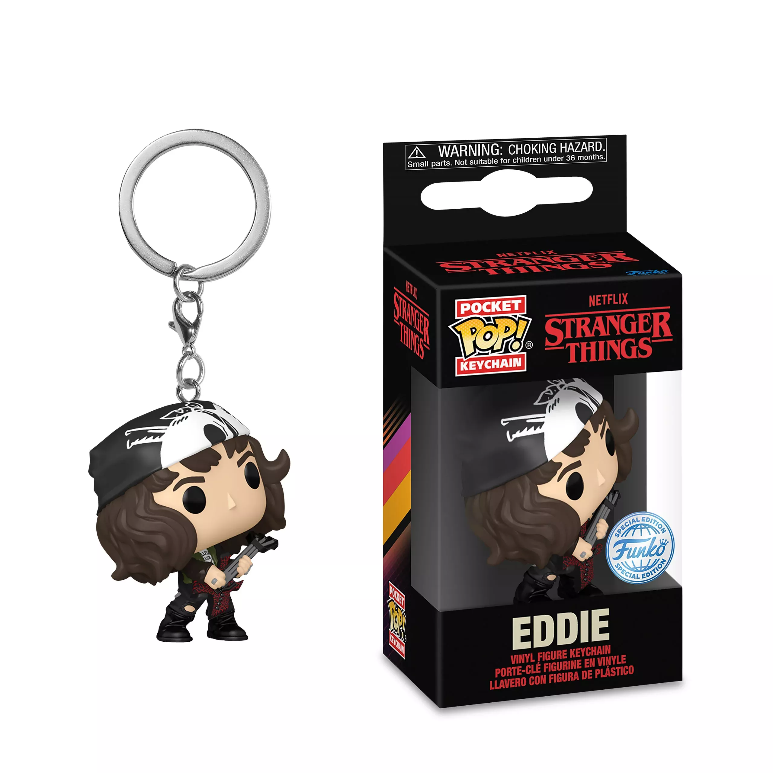 Stranger Things - Eddie Funko Pop Keychain