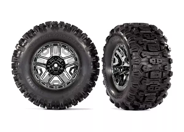 Tires & wheels, assembled, glued TRA9072