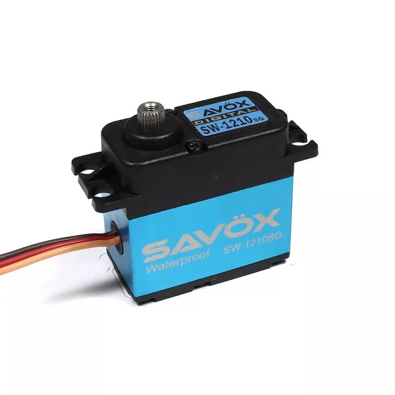 Waterproof High Voltage Coreless Digital Servo .13 seconds/319.40 oz-in Torque@7.4V, withAluminum Case