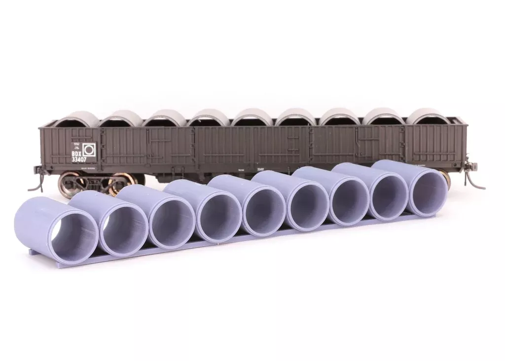 WGL 017 - INFRONT MODELS - Cast Concrete 45'0' large pipe load