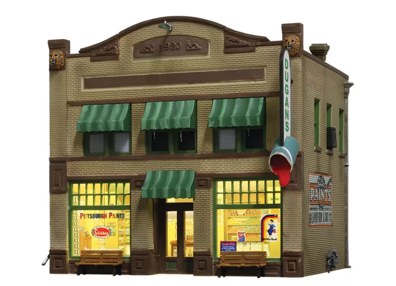 Woodland Scenics #4943 – Dugan’s Paint Store – N Scale