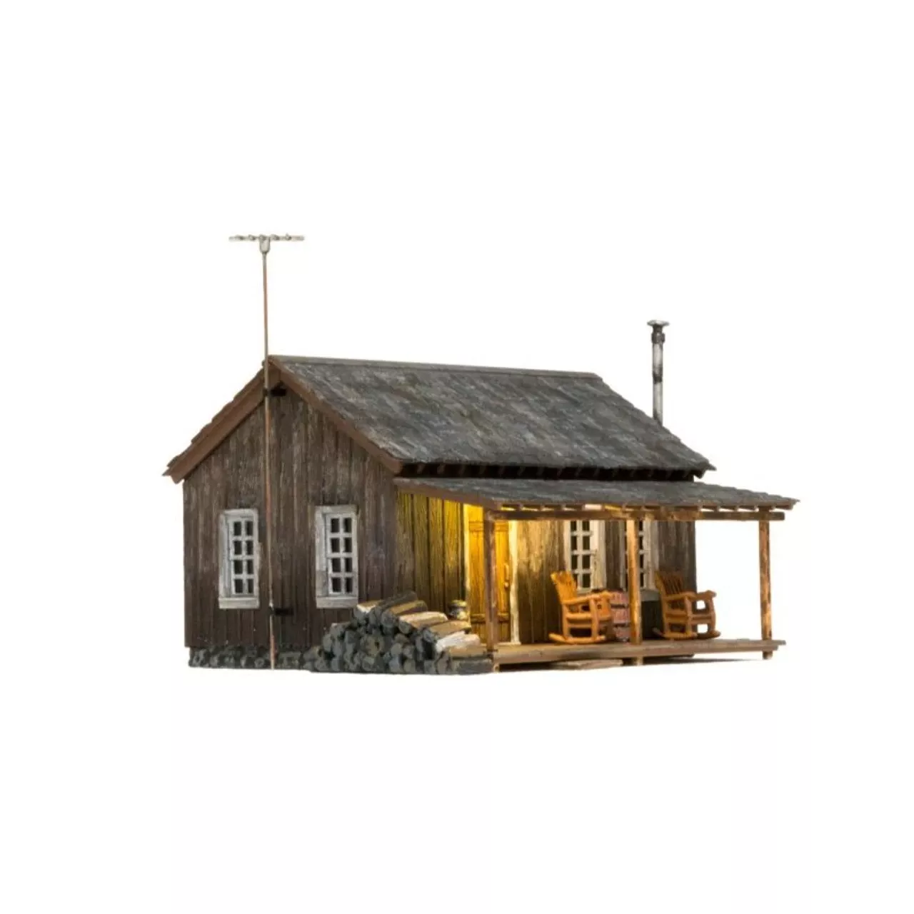 Woodland Scenics 4955 – Rustic Cabin – N Scale