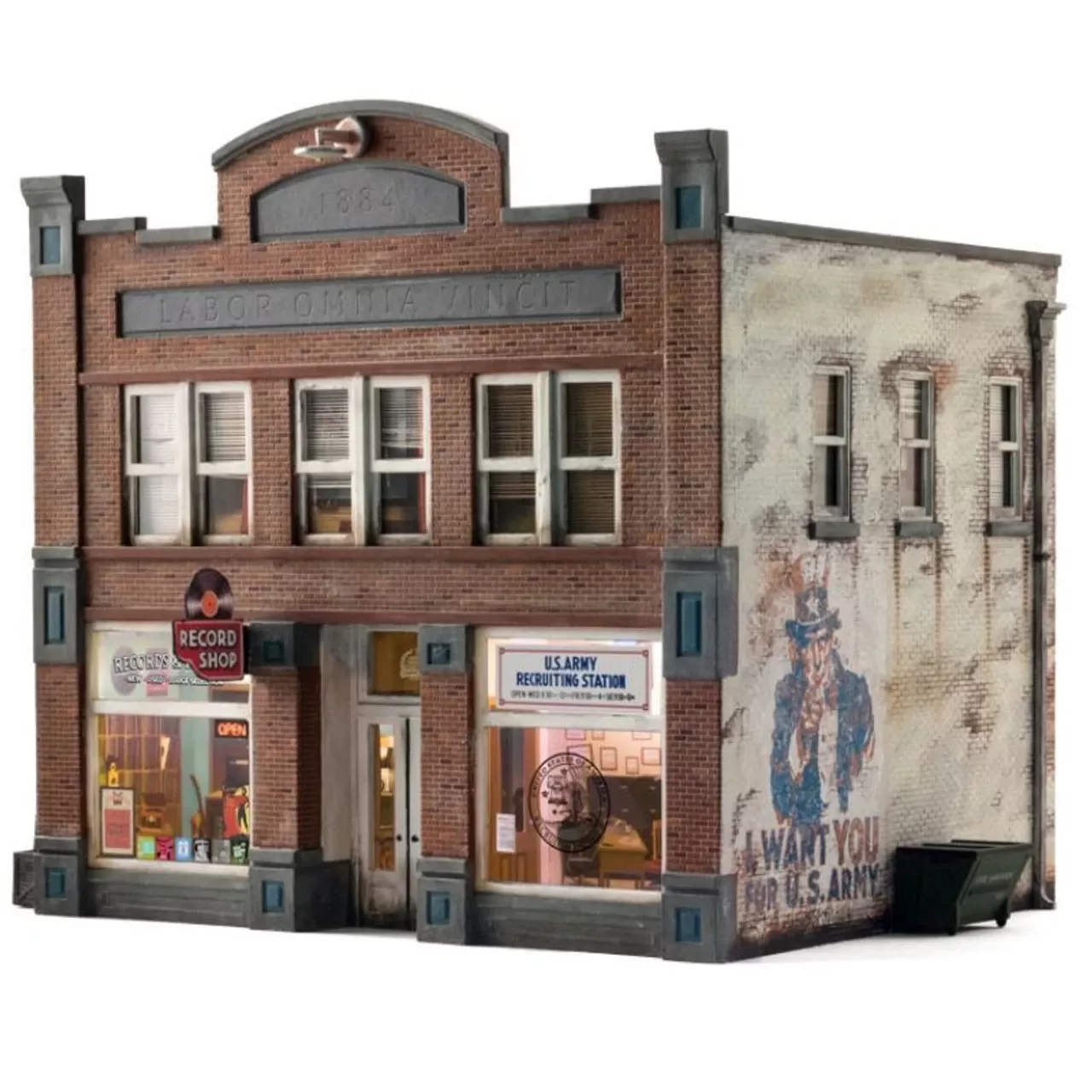Woodland Scenics 4957 – Records And Recruiting – N Scale