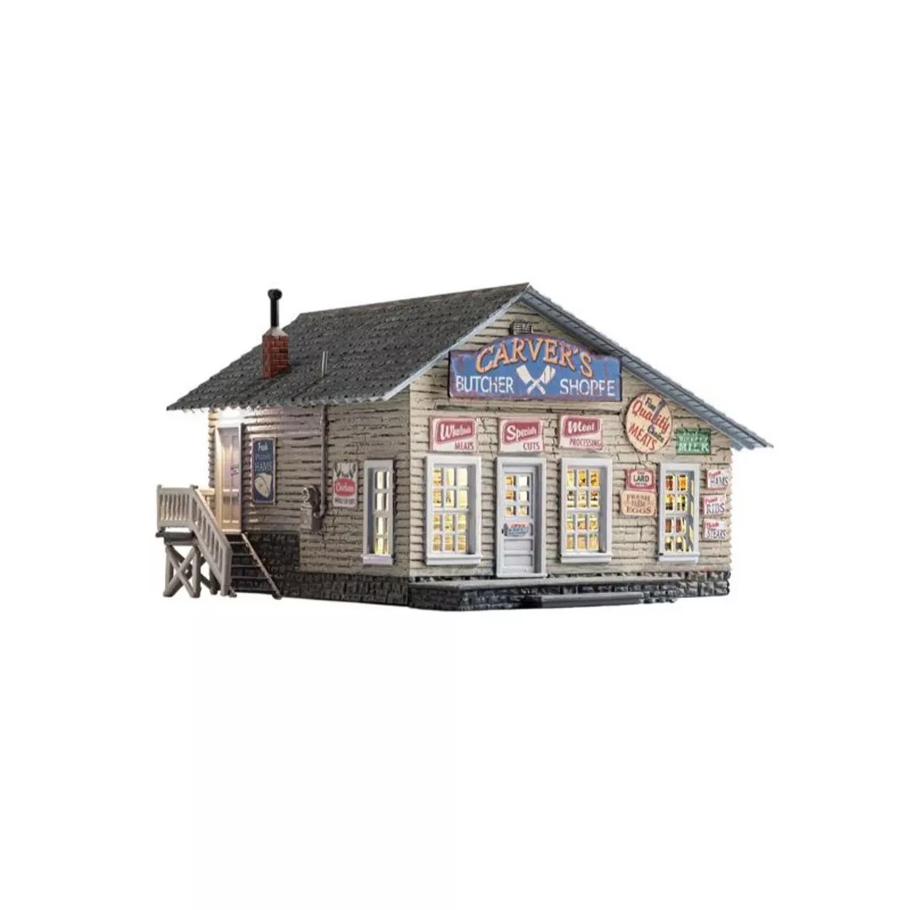 Woodland Scenics 4958 – Carver’s Butcher Shoppe – N Scale