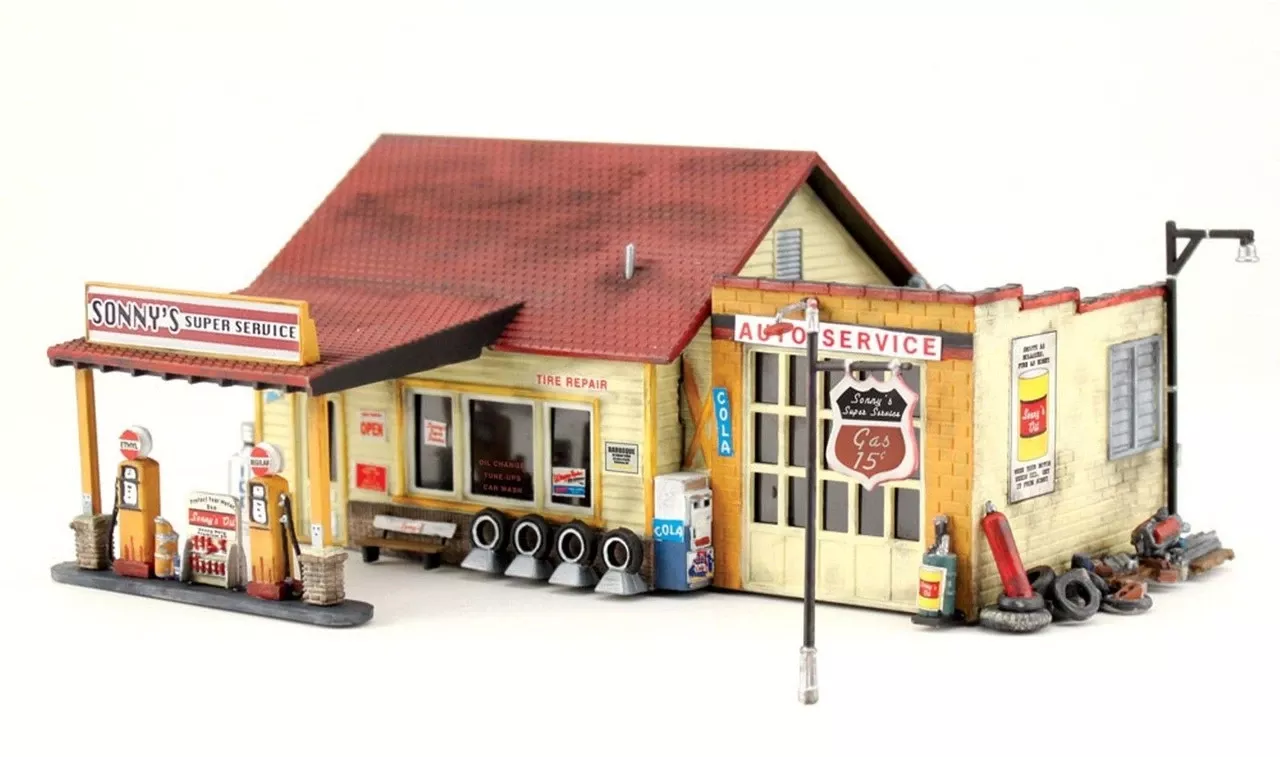 Woodland Scenics #5203 – Sonnys Super Service – N Scale