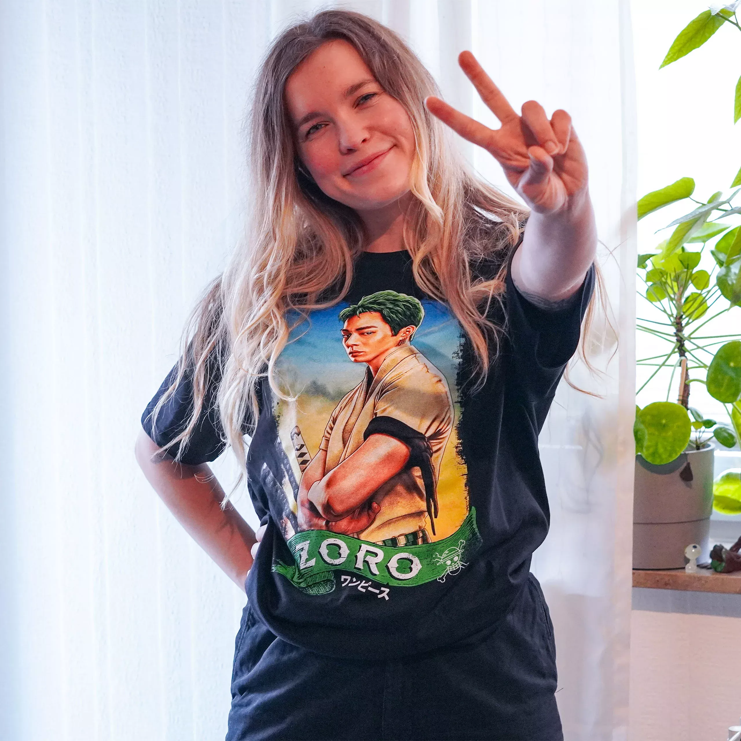 Zoro T-Shirt Black - One Piece