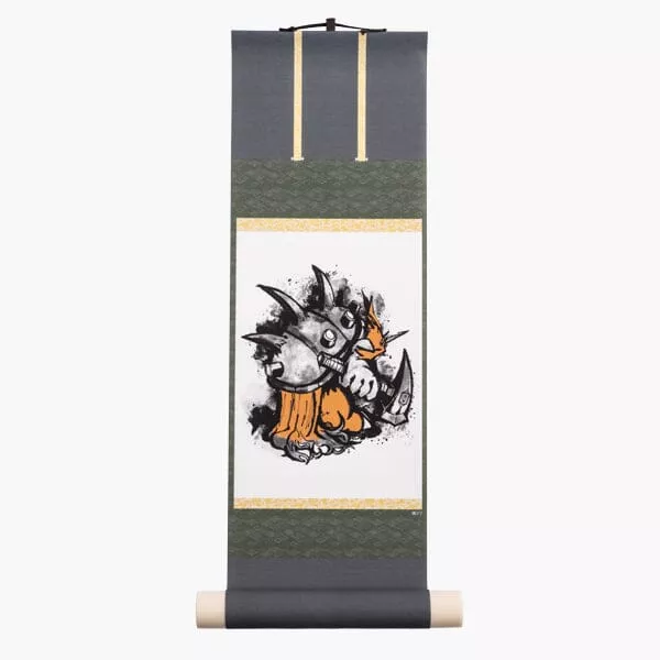 Zudomon Mini Hanging Scroll - Digimon Adventure